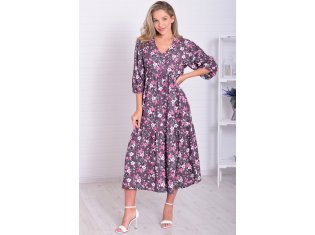 *Платье женское Ф-1-074ж (серый) от компании Новое Кимоно, г. Иваново