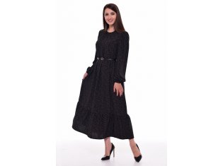 *Платье женское Ф-1-069б (черный) от компании Новое Кимоно, г. Иваново