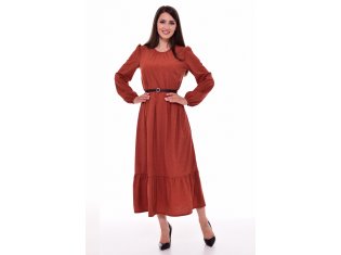 *Платье женское Ф-1-069е (терракотовый) от компании Новое Кимоно, г. Иваново