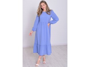 *Платье женское Ф-1-069м (небесный) от компании Новое Кимоно, г. Иваново