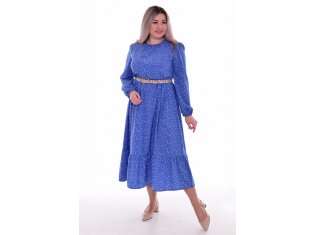 *Платье женское Ф-1-069о (индиго) от компании Новое Кимоно, г. Иваново