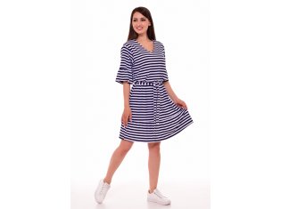 *Платье женское Ф-1-070 (сине-белая полоска) от компании Новое Кимоно, г. Иваново