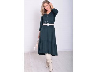 *Платье женское Ф-1-071д (изумруд) от компании Новое Кимоно, г. Иваново