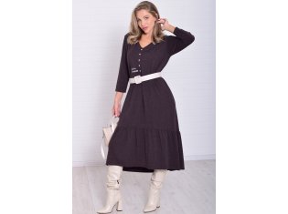 *Платье женское Ф-1-071е (шоколад) от компании Новое Кимоно, г. Иваново