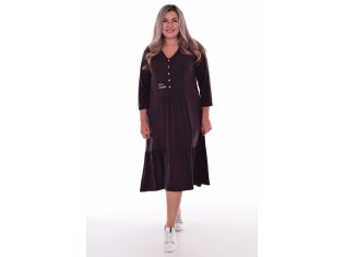 *Платье женское Ф-1-071е (шоколад) от компании Новое Кимоно, г. Иваново