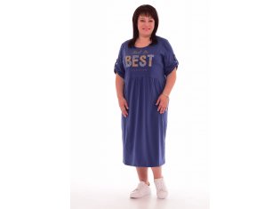 *Платье женское Ф-1-31б (индиго) от компании Новое Кимоно, г. Иваново