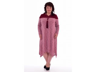 *Платье женское Ф-1-42а (бордо) от компании Новое Кимоно, г. Иваново