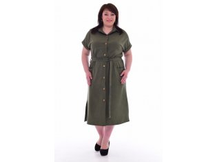 *Платье женское Ф-1-56в (хаки) от компании Фореска 37, г. Иваново