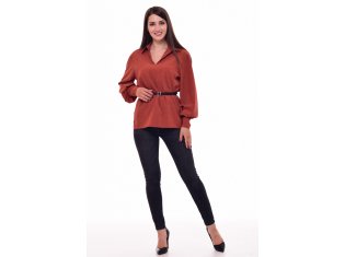 *Туника женская Ф-2-032д (терракотовый) от компании Фореска 37, г. Иваново