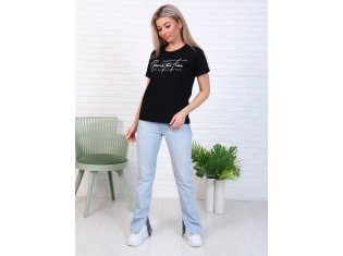 *Футболка женская Ф-2-037а (черный) от компании Новое Кимоно, г. Иваново