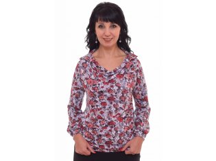 *Джемпер женский Ф-2-04б Белла (бордо) от компании Новое Кимоно, г. Иваново