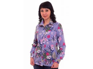 *Рубашка женская Ф-2-07а от компании Новое Кимоно, г. Иваново
