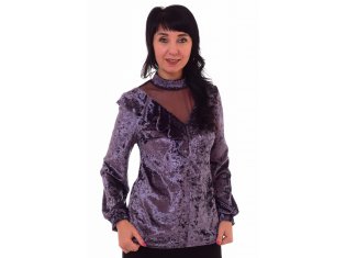 *Джемпер женский Ф-2-13г (фиолетовый) от компании Новое Кимоно, г. Иваново