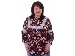 *Туника женская Ф-2-16а (бордо) от компании Фореска 37, г. Иваново