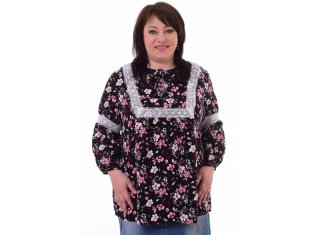 *Туника женская Ф-2-16г (чёрный) от компании Фореска 37, г. Иваново