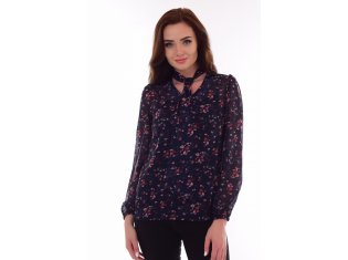 *Туника женская Ф-2-18 (синий) от компании Новое Кимоно, г. Иваново