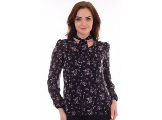 *Туника женская Ф-2-18а (чёрный) от компании Фореска 37, г. Иваново