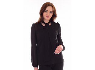 *Туника женская Ф-2-20б (чёрный) от компании Фореска 37, г. Иваново