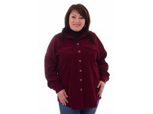 *Рубашка женская Ф-2-21а (бордо) от компании Фореска 37, г. Иваново