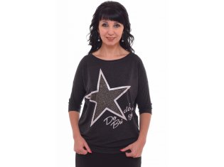 *Джемпер женский Ф-3-01а Стелла (тёмно-серый) от компании Новое Кимоно, г. Иваново