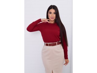 *Джемпер женский Ф-3-038в (бордо) от компании Новое Кимоно, г. Иваново