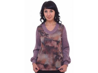 *Джемпер женский Ф-3-03б от компании Новое Кимоно, г. Иваново