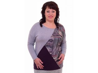 *Джемпер женский Ф-3-08 (фиолетовый) от компании Новое Кимоно, г. Иваново