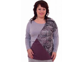 *Джемпер женский Ф-3-08б (сухая роза) от компании Новое Кимоно, г. Иваново