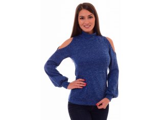 *Джемпер женский Ф-3-14в (синий) от компании Новое Кимоно, г. Иваново