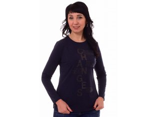 *Джемпер женский Ф-3-15а (тёмно-синий) от компании Новое Кимоно, г. Иваново