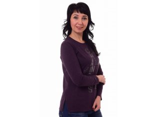 *Джемпер женский Ф-3-15б (фиолетовый) от компании Новое Кимоно, г. Иваново