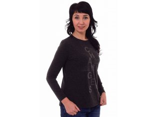 *Джемпер женский Ф-3-15е (чёрный) от компании Новое Кимоно, г. Иваново