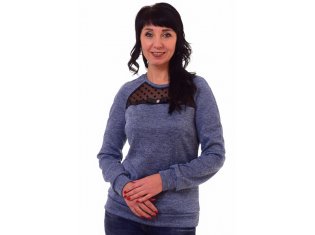 *Джемпер женский Ф-3-17 (голубой) от компании Фореска 37, г. Иваново
