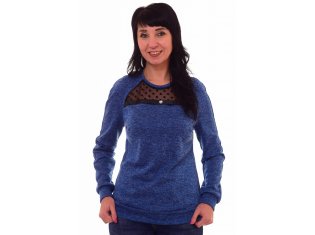 *Джемпер женский Ф-3-17к (синий) от компании Новое Кимоно, г. Иваново