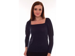 *Джемпер женский Ф-3-23б (синий) от компании Новое Кимоно, г. Иваново