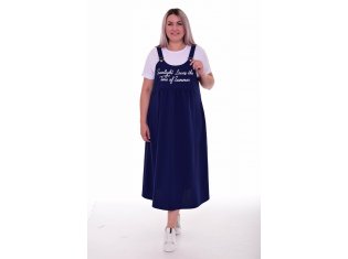 *Сарафан женский Ф-4-07ч (темно-синий) от компании Новое Кимоно, г. Иваново