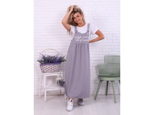 *Сарафан женский Ф-4-07э (светло-серый) от компании Новое Кимоно, г. Иваново