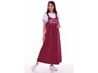 *Сарафан женский Ф-4-07и (пунцовый) от компании Новое Кимоно, г. Иваново