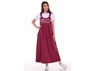 *Сарафан женский Ф-4-07и (пунцовый) от компании Фореска 37, г. Иваново