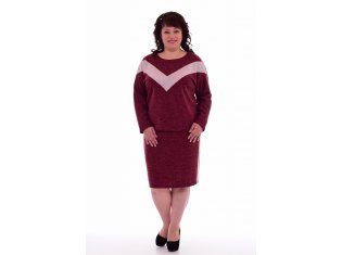 *Костюм женский Ф-5-04б (бордо) от компании Новое Кимоно, г. Иваново