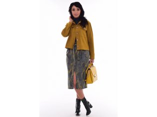 *Жакет женский Ф-7-011а (горчица) от компании Фореска 37, г. Иваново