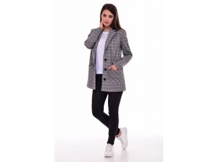*Жакет женский Ф-7-013б (серо-черный) от компании Новое Кимоно, г. Иваново