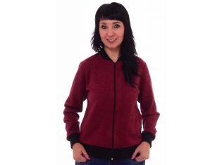*Жакет женский Ф-7-05а Бомбер (бордо) от компании Новое Кимоно, г. Иваново