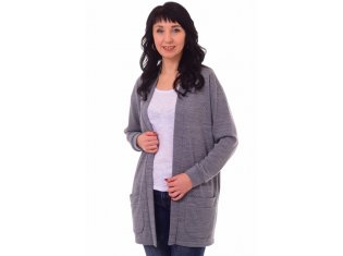 *Кардиган женский Ф-7-07д (серый) от компании Фореска 37, г. Иваново