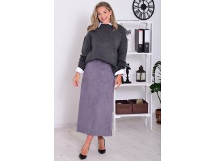 *Юбка женская Ф-9-010а (серый) от компании Новое Кимоно, г. Иваново