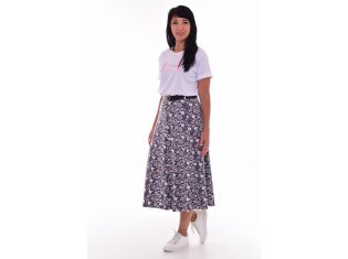 *Юбка женская Ф-9-02 (цветы) от компании Новое Кимоно, г. Иваново