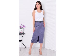 *Юбка женская Ф-9-08в (индиго) от компании Новое Кимоно, г. Иваново
