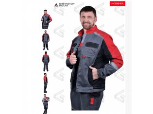 Новинка: летний костюм из куртки и полукомбинезона «КОС 714.12» (мега) для рабочих