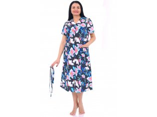 Халат женский кулирка на пуговицах от компании Домтрик, г. Иваново