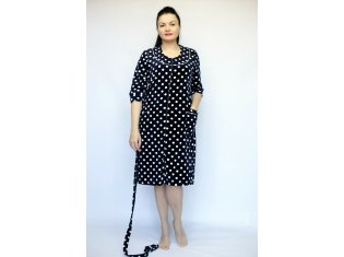 Халат велюр на молнии "Очарование" от компании Домтрик, г. Иваново